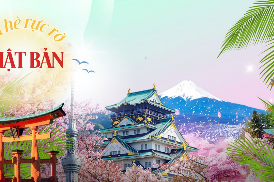 Hành Trình Nhật Bản - Mùa Hè Rực Rỡ Nhật Bản | 6 Ngày 5 Đêm